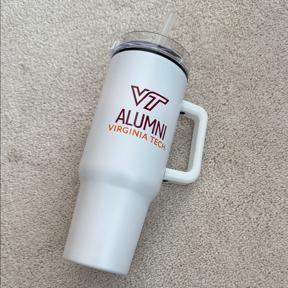 Virginia Tech alumni handled tumbler